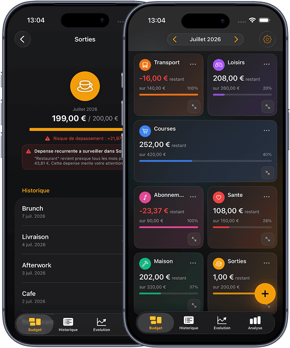 Dashboard Vizualy Budget